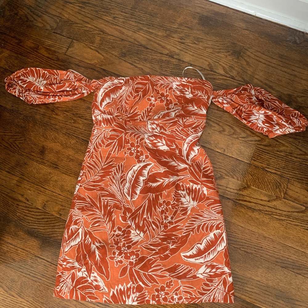 Forever 21 dress strapless with off shoulder
